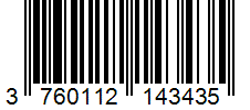 Barcode 3760112143435