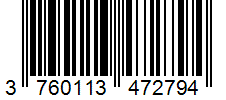 Barcode 3760113472794