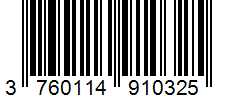 Barcode 3760114910325