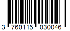 Barcode 3760115030046