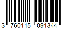 Barcode 3760115091344