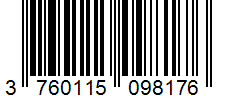 Barcode 3760115098176