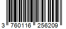 Barcode 3760116256209