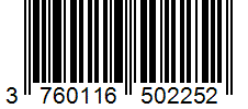 Barcode 3760116502252