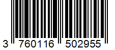 Barcode 3760116502955