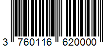 Barcode 3760116620000