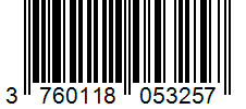 Barcode 3760118053257