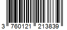 Barcode 3760121213839
