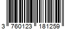 Barcode 3760123181259