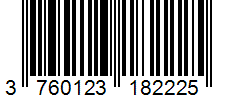 Barcode 3760123182225