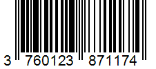 Barcode 3760123871174