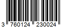 Barcode 3760124230024