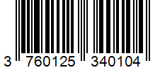 Barcode 3760125340104