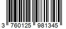 Barcode 3760125981345