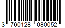 Barcode 3760128080052