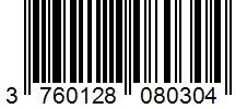 Barcode 3760128080304