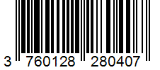 Barcode 3760128280407