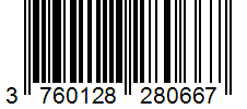 Barcode 3760128280667
