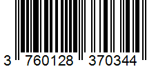 Barcode 3760128370344