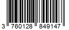 Barcode 3760128849147