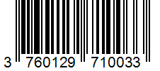Barcode 3760129710033