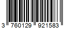Barcode 3760129921583