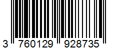 Barcode 3760129928735