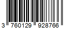 Barcode 3760129928766