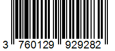 Barcode 3760129929282