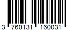Barcode 3760131160031