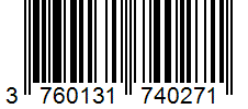 Barcode 3760131740271