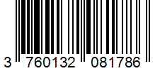 Barcode 3760132081786