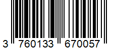Barcode 3760133670057