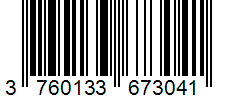 Barcode 3760133673041