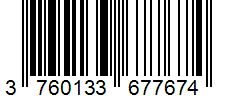 Barcode 3760133677674