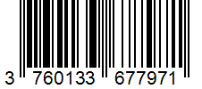Barcode 3760133677971
