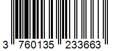 Barcode 3760135233663