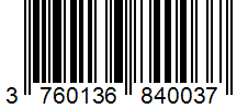 Barcode 3760136840037