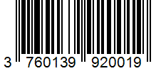 Barcode 3760139920019