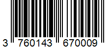 Barcode 3760143670009