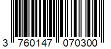 Barcode 3760147070300