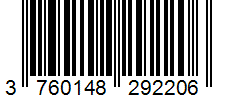 Barcode 3760148292206