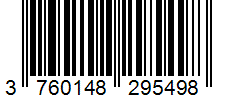 Barcode 3760148295498