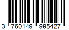 Barcode 3760149995427