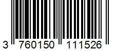 Barcode 3760150111526