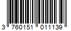 Barcode 3760151011139