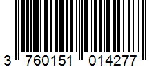 Barcode 3760151014277