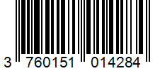 Barcode 3760151014284