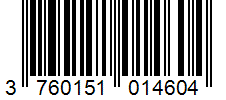 Barcode 3760151014604