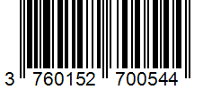 Barcode 3760152700544